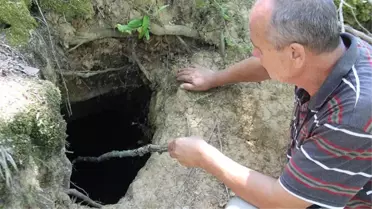 Kocaeli'de define uğruna 2 bin yıllık tarihi tümülüs talan edildi