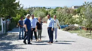 Başkan Dutlulu, Zeytinliova'daki Çalışmaları Yerinde İnceledi