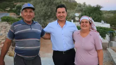 Bodrum Belediye Başkanı Aras, Yumurtaş ve Çukurgöl'de Vatandaşı Ziyaret Etti