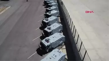 ÖZEL-HUZUR VE GÜVEN ORTAMIYLA DİYARBAKIR'DA TOMA'LAR, OLASI YANGINLARA HAZIRLANIYOR