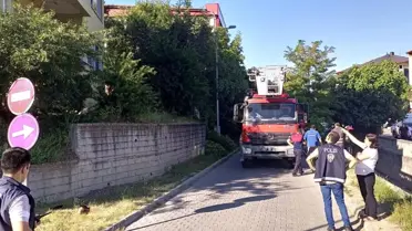 Ocakta unutulan düdüklü tencere mahalleliyi korkuttu