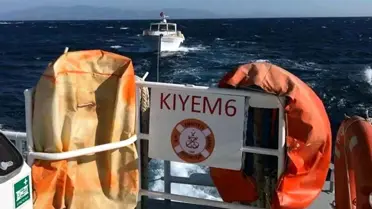Sürüklenen tekneyi Kıyı Emniyet kurtardı