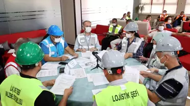 GAÜN'de masa başı yangın ve tahliye tatbikatı