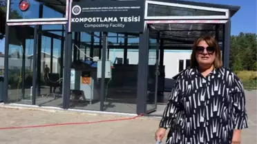 Haftada 2 bin 800 litre biyobozunurdan elde edilecek kompost, çiftçilere dağıtılacak