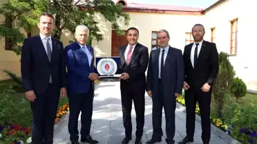Başkan Ali Eroğlu Kars'ta ziyaretlerde bulundu