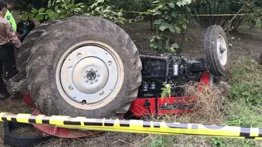 Sakarya'da traktörün altında kalan sürücü yaşamını yitirdi