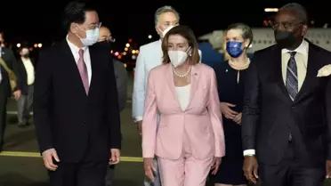 Tayvan'a ziyareti Çin'le krize neden olan ABD Temsilciler Meclisi Başkanı Nancy Pelosi ülkeden ayrıldı
