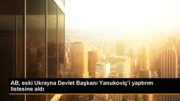 AB, eski Ukrayna Devlet Başkanı Yanukoviç'i yaptırım listesine aldı