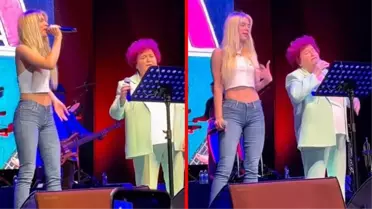 Aleyna Tilki, Selda Bağcan ile düet yaptı: Şu an bacaklarım titriyor