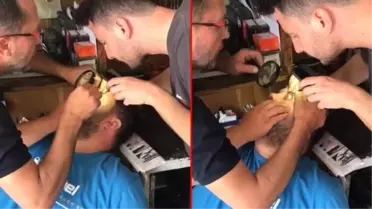 Gözüne cisim kaçan genç, 3 gün boyunca gezdiği hastanelerde 'bir şey yok' cevabını almasının ardından şifayı tornacıda buldu