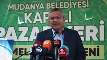 CHP Genel Başkan Yardımcısı Salıcı, Bursa'da kapalı pazar yeri temel atma töreninde konuştu Açıklaması