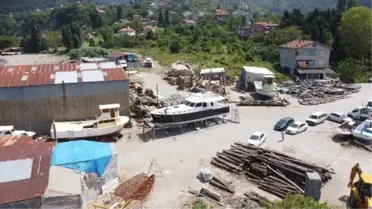 Osmanlı donanmasına gemi yapılan Kurucaşile tersanelerinde artık lüks yatlar üretiliyor