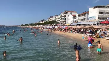 Turist akınına uğrayan Avşa Adası'nda nüfus 60 kat artınca, içme suyu denizden karşılanmaya başladı