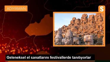 Geleneksel el sanatlarını festivallerde tanıtıyorlar