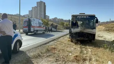Gaziantep'te işçi servisleri çarpıştı: 3'ü ağır, 22 yaralı
