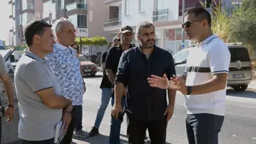 Aydın haberleri! Kuşadası Belediye Başkanı Günel, Mobil Ofis ile 4 Farklı Noktada İncelemelerde Bulundu