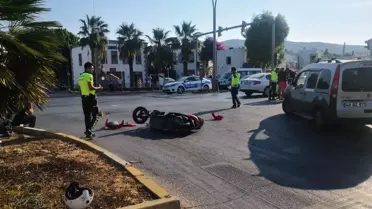 Muğla'da kamyonetin çarptığı motosiklet sürücüsü öldü
