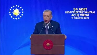 Cumhurbaşkanı Erdoğan: Hidroelektrik yatırımları seferberliği başlattık (1)