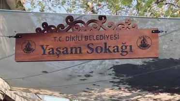 İzmir haberi... Dikili Belediyesi'nden Yaşam Sokağı