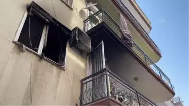İzmir'de çıkan ev yangınında vücudunda yanıklar oluşan kadın tedavi altına alındı