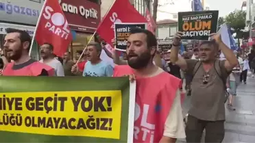 İzmir'de Asbestli Gemi İçin Protesto Yürüyüşü… Sol Parti: 'Türkiye'yi Emperyalist Güçlerin Çöplüğü Yaptırmayacağız'