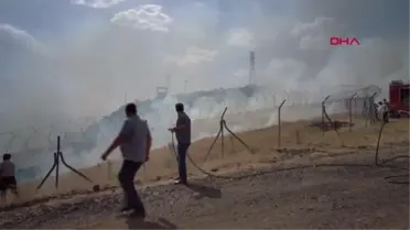 Bingöl'de 2 farklı noktada çıkan ot yangını kontrol altına alındı