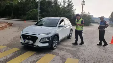 Hatay Büyükşehir Trafik Zabıtası ile Jandarma Trafik Timi Ortak Denetim Yaptı