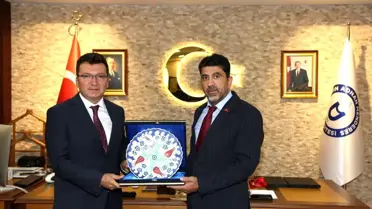 Vali Yardımcısı Şahin, Rektör Aldemir ile görüştü