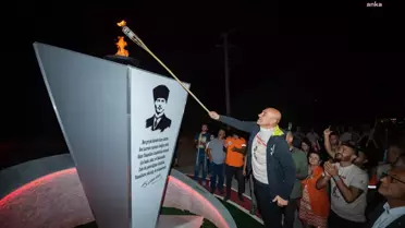 Zafer Yolu kafilesi Afyon'dan İzmir'e meşaleyle yola çıktı