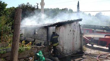 Tandır ateşi yangına neden oldu