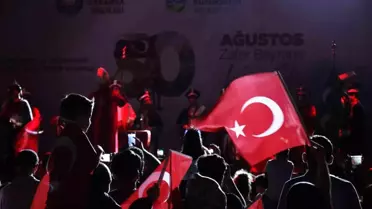 Sakarya 30 Ağustos Zafer Bayramı'nda tek yürek oldu