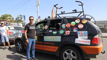 'Tuna'dan Orhun'a İpek Yolu Rallisi'ne katılan ekipler Tiflis'e ulaştı