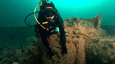 Karadeniz'in 36 metre altında sevinç çığlıkları