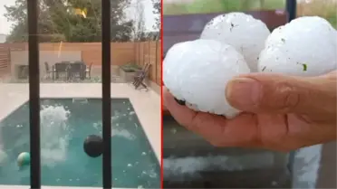 Tenis topu büyüklüğündeki dolu 1 çocuğu canından etti! Onlarca yaralı var