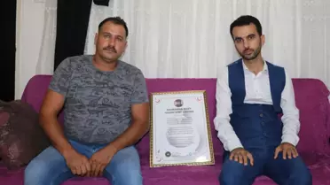 Müzisyen Yazıcıoğlu, şehit Hasan Sert için yazdığı ağıtı oğluna hediye etti