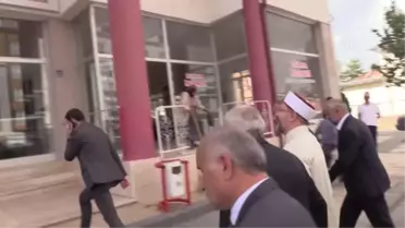 Diyanet İşleri Başkanı Erbaş, Sivas'ta Ali Baba Cemevi'ni ziyaret etti