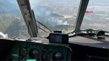 Isparta'da orman yangını (1)