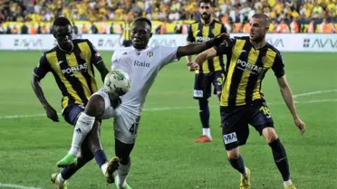 Spor Toto Süper Lig: MKE Ankaragücü: 1 Beşiktaş: 2 (İlk yarı)