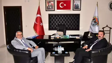 Kaymakam Ustaoğlu'ndan Başkan Bozkurt'a ziyaret