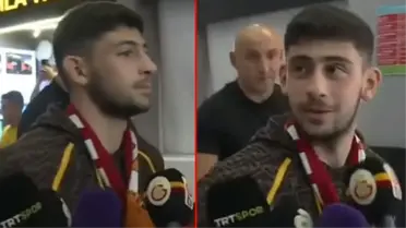 Galatasaray'ın yeni transferi Yusuf Demir'in muhabire verdiği cevap gündem oldu: Türkçe biliyorum