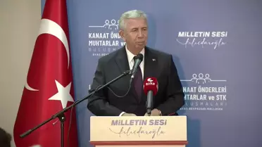 Mansur Yavaş: 'Genel Başkanım, Muhtaları Şikâyet Edeceğim, Kaç Yıldır Yaptıramadıkları Ne Varsa Üç Yılda Benden İstediler; Helali Hoş Olsun,...