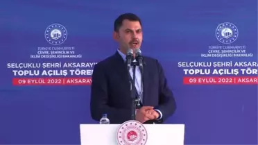 Bakan Kurum: 'Bugün milletine konut müjdeleyen bir Türkiye var'