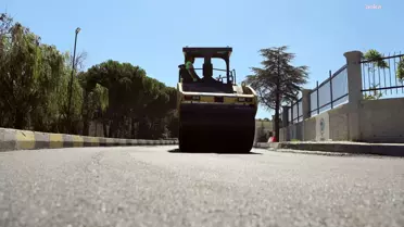 Çerkezköy Belediyesi'nin Sıcak Asfalt Çalışmaları Devam Ediyor