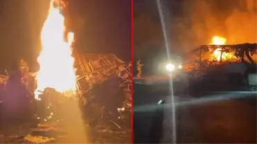 Meksika'da yolcu otobüsüyle petrol tankeri çarpışması sonucu 18 kişi can verdi! Şoför kaçmaya çalışırken yakalandı