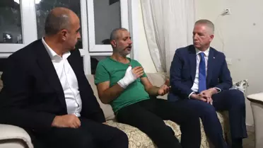 Gaziantep Valisi Davut Gül'den bıçaklı kavgada yaralanan kişiye ziyaret