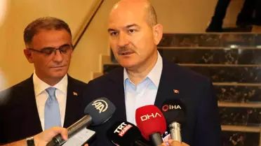 İçişleri Bakanı Süleyman Soylu, Van'da gazetecilerin sorularını yanıtladı Açıklaması