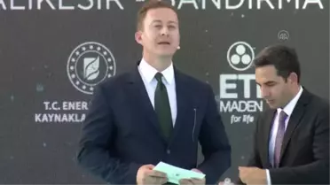 Bakan Dönmez, Bandırma'da ferrobor tesisinin temel atma töreninde konuştu Açıklaması
