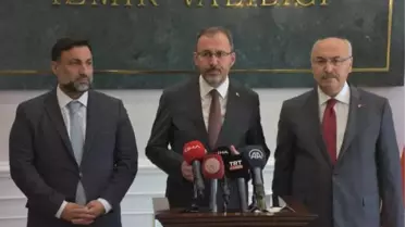 Bakan Kasapoğlu, İzmir Gençlik ve Yatırım Değerlendirme Toplantısı'na katıldı