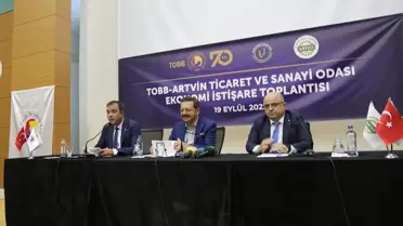 TOBB Başkanı Hisarcıklıoğlu Artvin'de istişare toplantısına katıldı Açıklaması