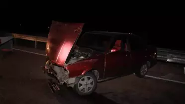 Son dakika haberi: MANİSA'DA İKİ OTOMOBİL ÇARPIŞTI: 2 YARALI